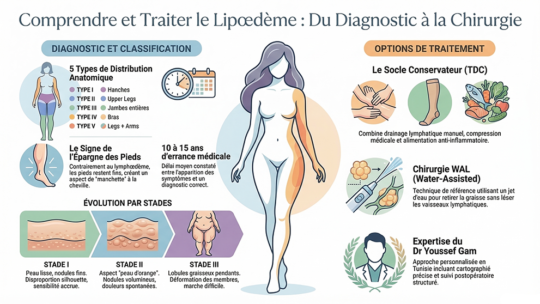 Lipœdème : types, zones et traitements